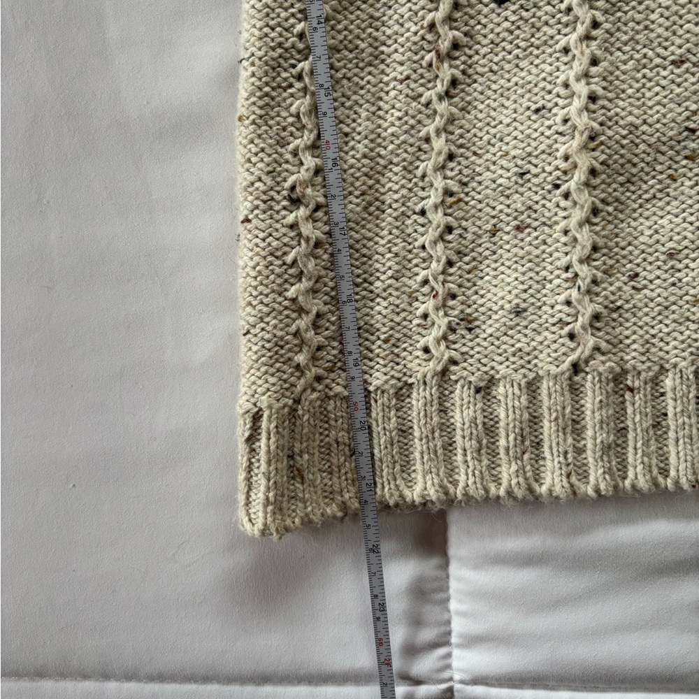 Dressbarn Textured Cream Turtleneck Sweater - Picture 5 of 5
